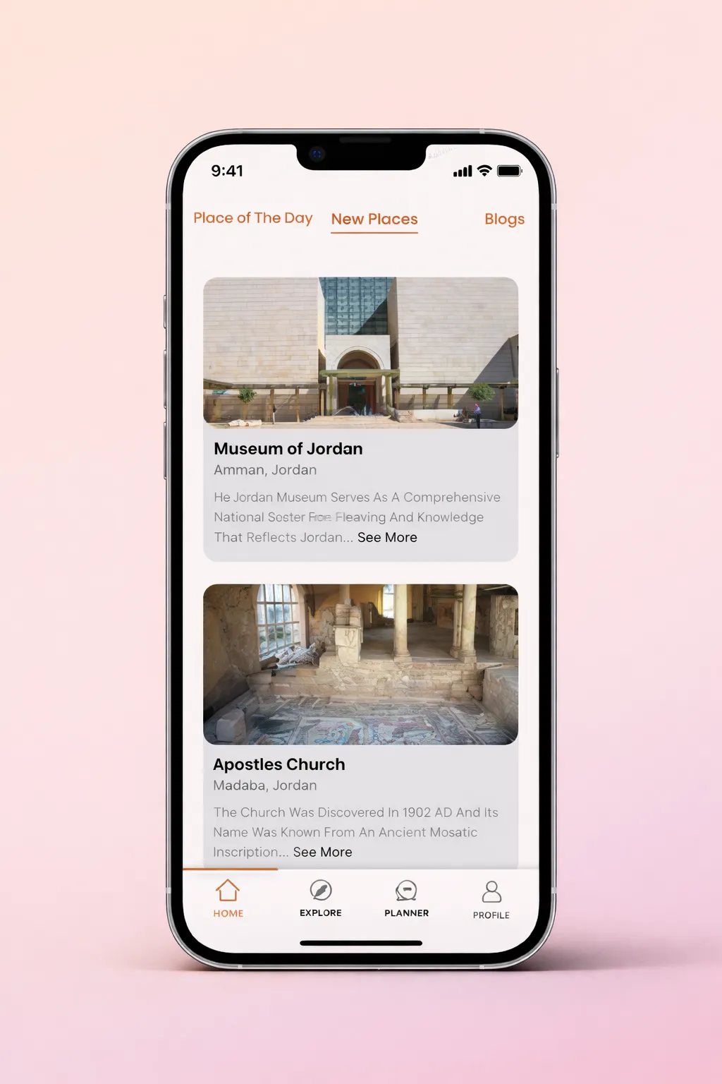 Explore Jordan App - Blogs and travel guides
